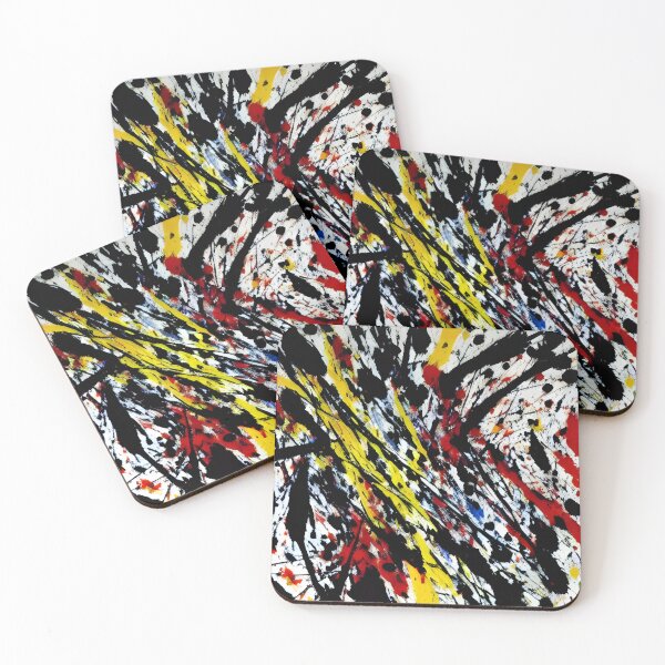 Item preview, Abstract Interplay - Jackson Pollock Inspired designed and sold by aesthetic-gifts.