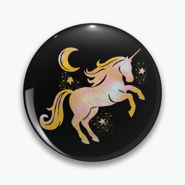 Artikelvorschau, Einhorn, mystische Kreaturen, Magie, Sterne, Mond, Silhouette, Geschenk für Mädchen entworfen und verkauft von Whateverboss.
