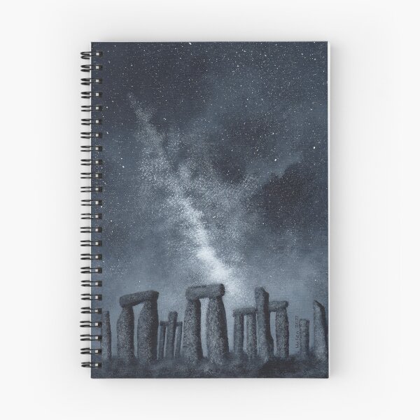 Item preview, 'Milky Way Stonehenge' acrylic painting designed and sold by helenvjames.