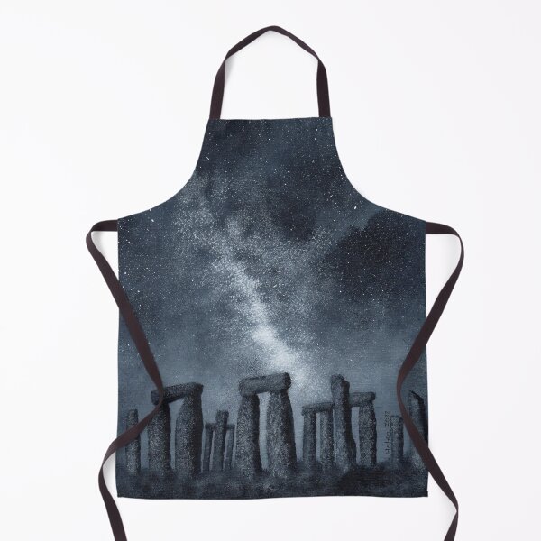 Item preview, 'Milky Way Stonehenge' acrylic painting designed and sold by helenvjames.