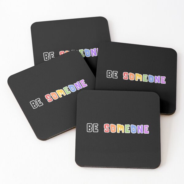 Item preview, H-Town Wisdom: Be Someone (famous Houston TX graffiti in rainbow colors with white outline) designed and sold by Ofeefee.