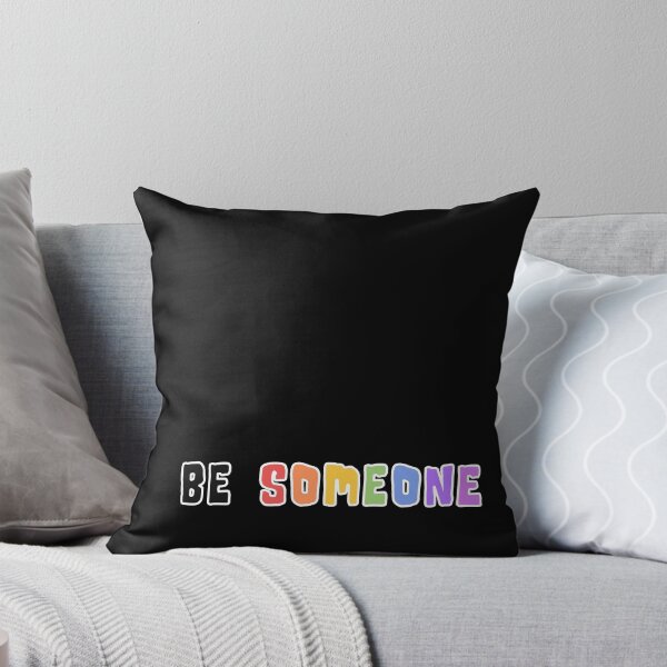 Item preview, H-Town Wisdom: Be Someone (famous Houston TX graffiti in rainbow colors with white outline) designed and sold by Ofeefee.
