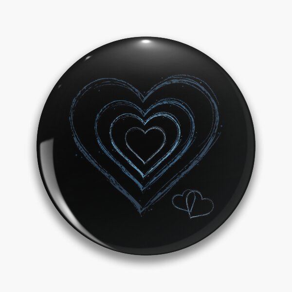 Item preview, blue sketchy heart designed and sold by frog-liege.