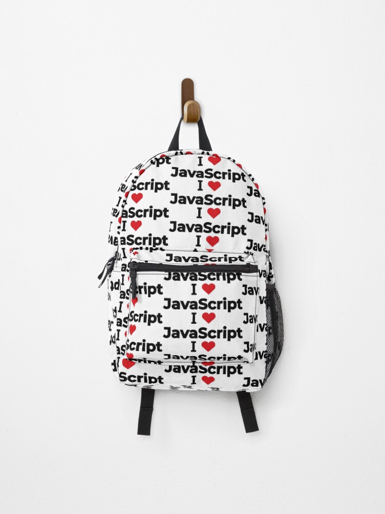 Thumbnail 1 of 3, Backpack, I love JavaScript designed and sold by Moyanana.