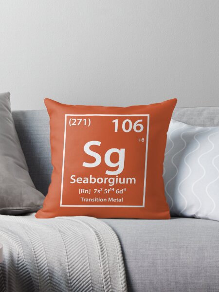 Aperçu de l'œuvre Seaborgium Element créée et vendue par cerebrands.