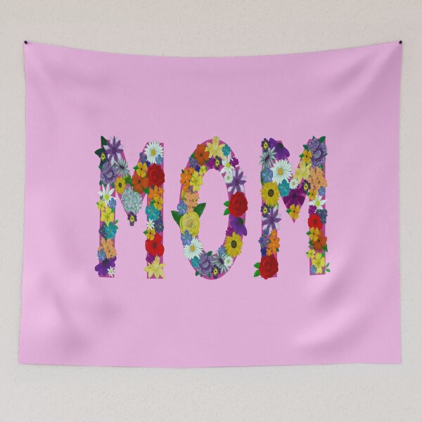 Item preview, Mom with floral accolade  designed and sold by clounewcomb.