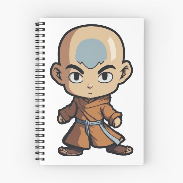 Item preview, Kawaii Avatar Aang Style Image  designed and sold by amtstickers.