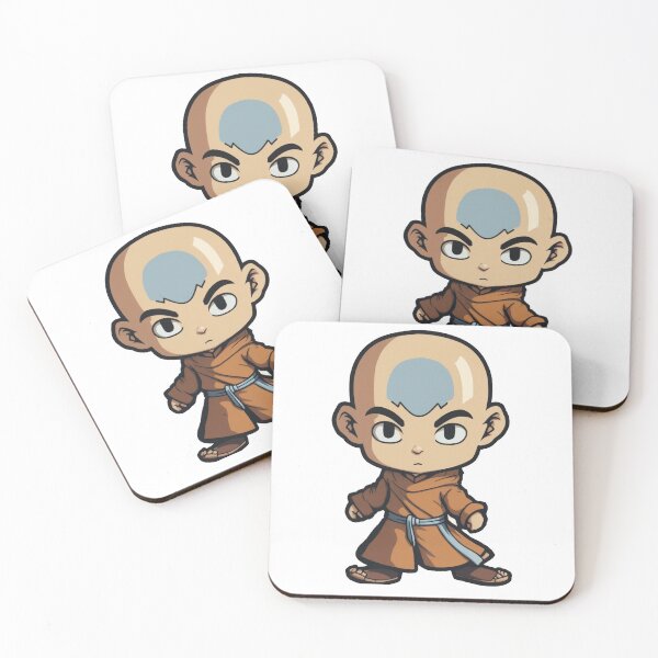 Item preview, Kawaii Avatar Aang Style Image  designed and sold by amtstickers.