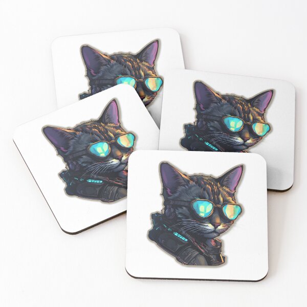 Item preview, Cyberpunk Cat designed and sold by Anon42.