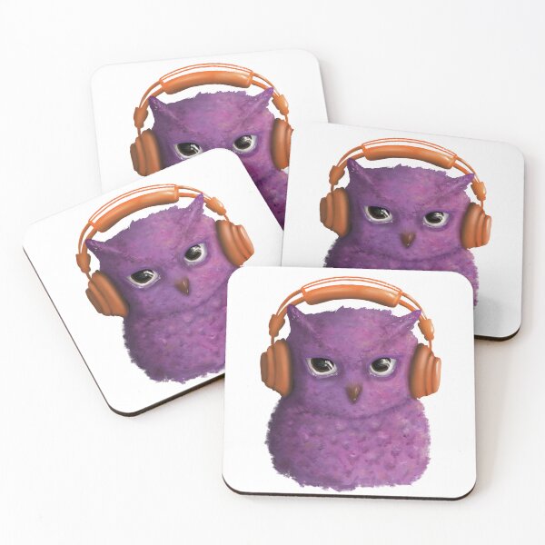 Item preview, purple owl  designed and sold by Farida Fataliyeva.