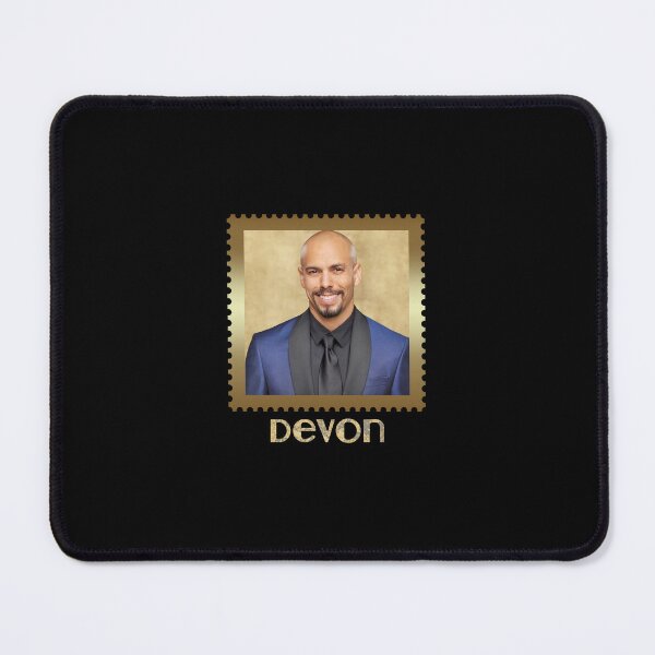 Item preview, Y&R Character Stamp DEVON (on Black) designed and sold by PawsitiveMum3.