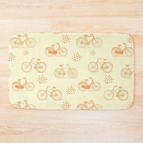 Item preview, Ride in Style with Orange Bicycles: A Bold and Modern Pattern designed and sold by Timothy Redman.