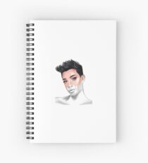 James Charles x Blank Canvas Spiral Notebook