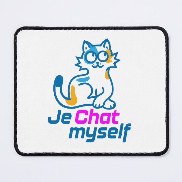 Item preview, Je Chat Myself designed and sold by Laughing Devil Tees.