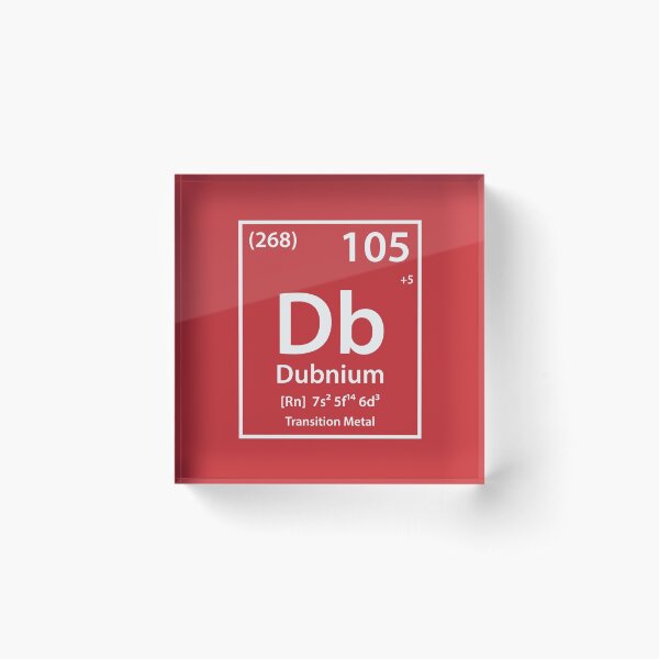 Aperçu de l'œuvre Dubnium Element créée et vendue par cerebrands.