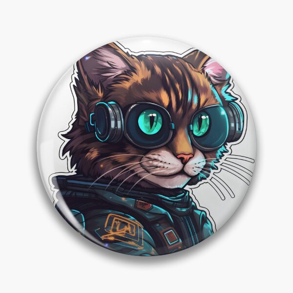 Item preview, Cyberpunk Cat designed and sold by Anon42.