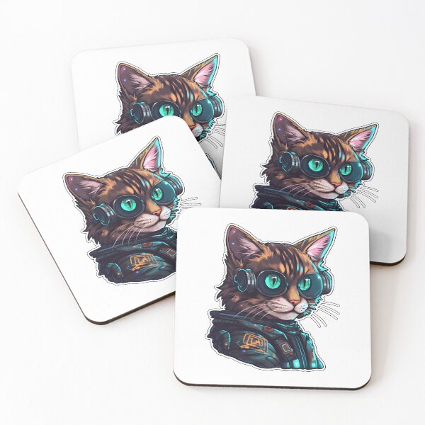 Item preview, Cyberpunk Cat designed and sold by Anon42.