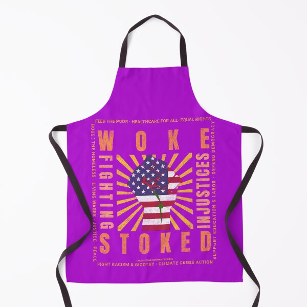 Item preview, PMD00828 Progressive Movement Designs Woke USA American Flag Fist patriotic protest design shows you support progressive policy goals for Democrats and Independents and Bernie Sanders supporters designed and sold by ProgressiveLeft.