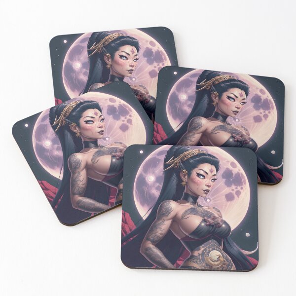 Item preview, Onna-bugeisha Brunette designed and sold by Henry Barre Art.