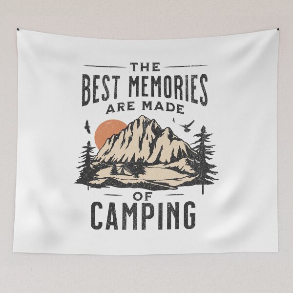 Item preview, The Best Memories Are Made Camping designed and sold by CandyDroidMerch.