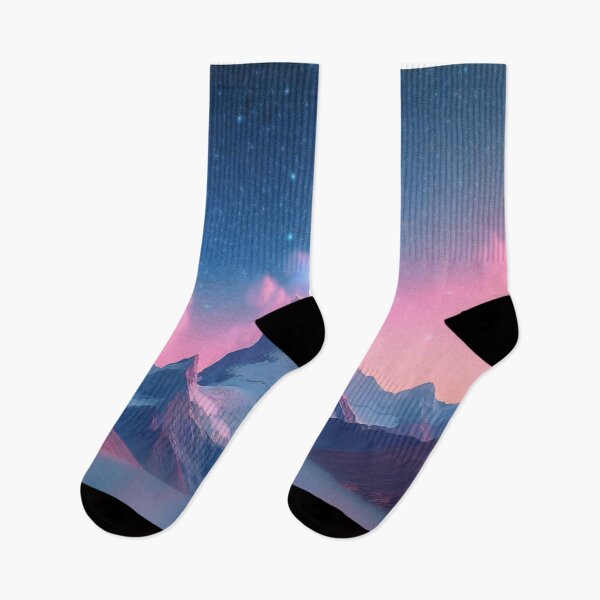 Item preview, Cosmic Canyon - Starry mountain night  designed and sold by Transcendance.