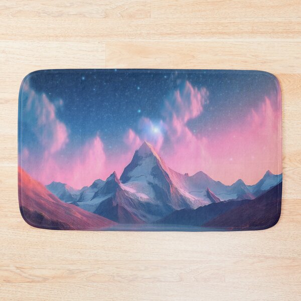 Item preview, Cosmic Canyon - Starry mountain night  designed and sold by Transcendance.