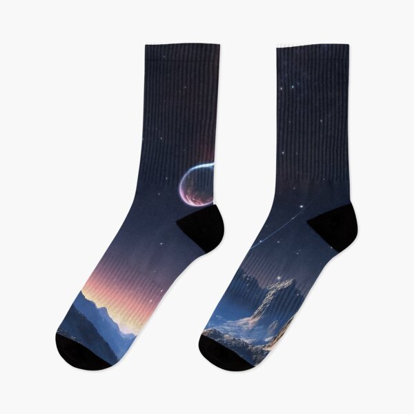 Artikelvorschau, Cosmic Dreamscape - Starry mountain night  entworfen und verkauft von Transcendance.