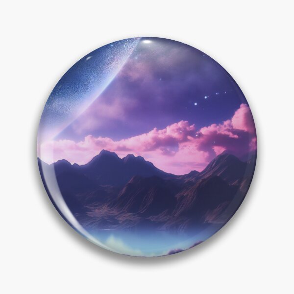 Artikelvorschau, Dark Sky Valley - Starry mountain night entworfen und verkauft von Transcendance.