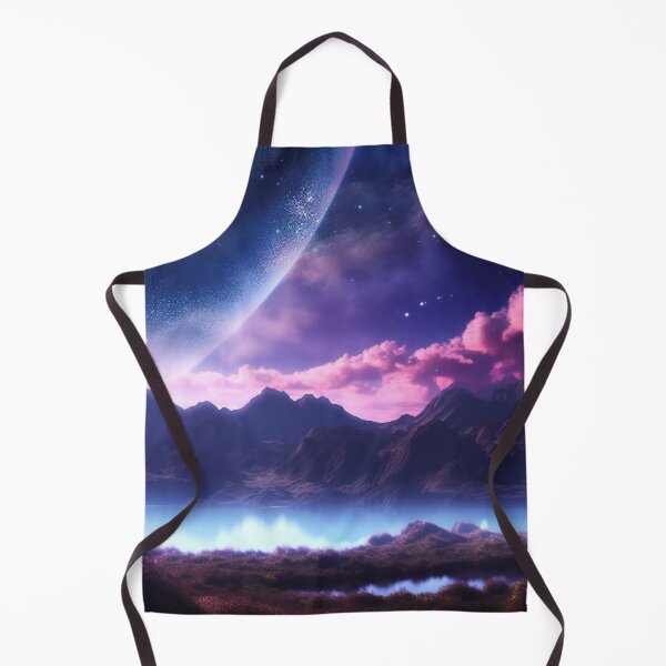 Item preview, Dark Sky Valley - Starry mountain night  designed and sold by Transcendance.