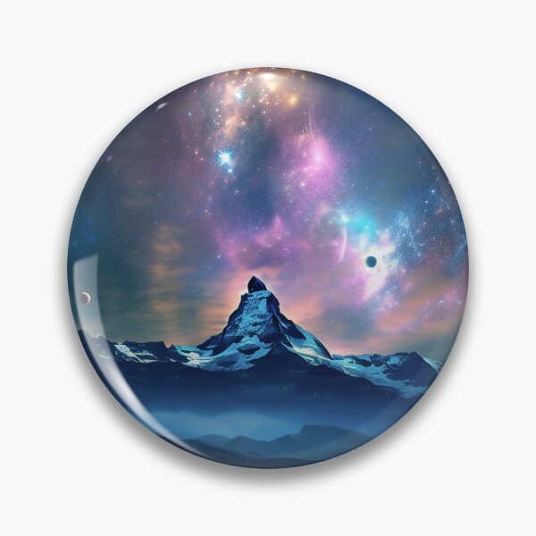 Artikelvorschau, Galaxy Horizon - Starry mountain night entworfen und verkauft von Transcendance.