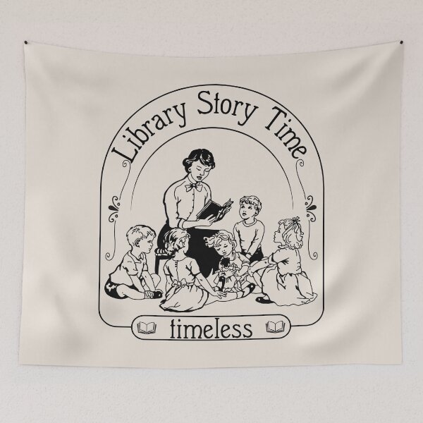 Item preview, Library Story Time - Timeless designed and sold by Unhinged Heather.