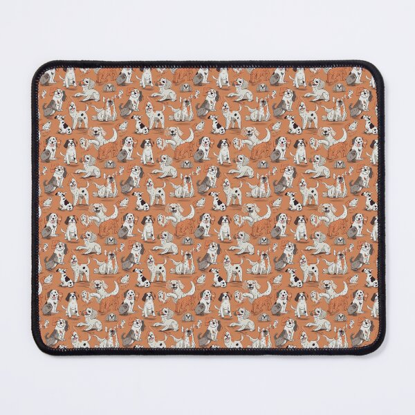 Aperçu de l'œuvre Adorable Dogs - Cute Dog Pattern créée et vendue par Reimagining  Images.