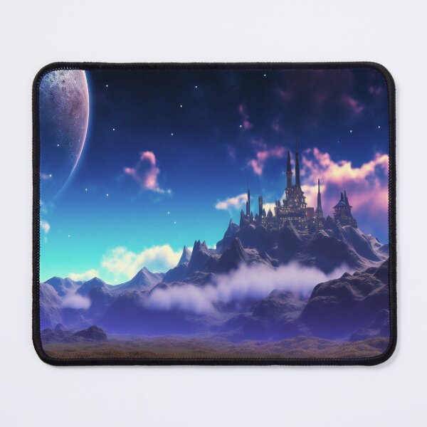 Item preview, Lunar Landscapes - Starry mountain night designed and sold by Transcendance.