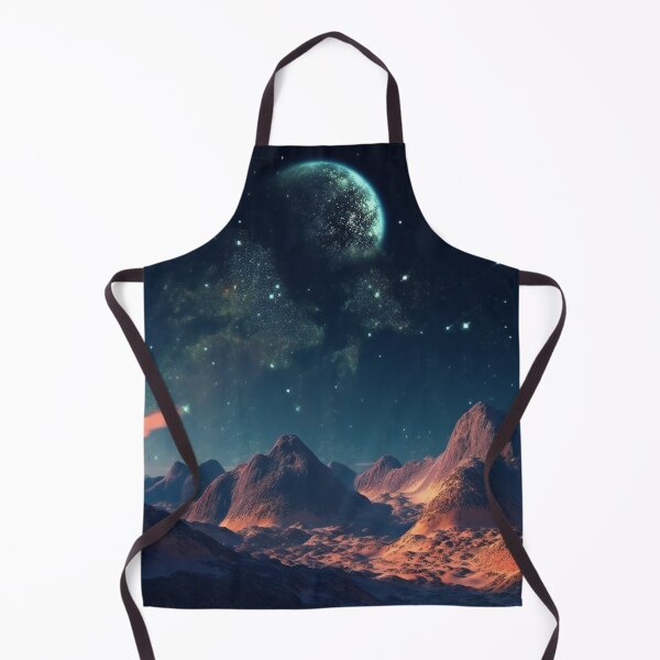 Item preview, Moonlit Escarpment - Starry mountain night  designed and sold by Transcendance.