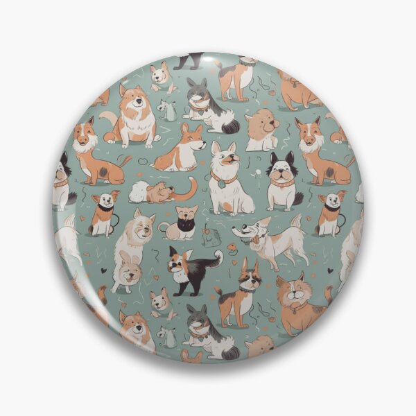 Item preview, Adorable Dogs - Cute Dog Pattern designed and sold by Reimagining  Images.