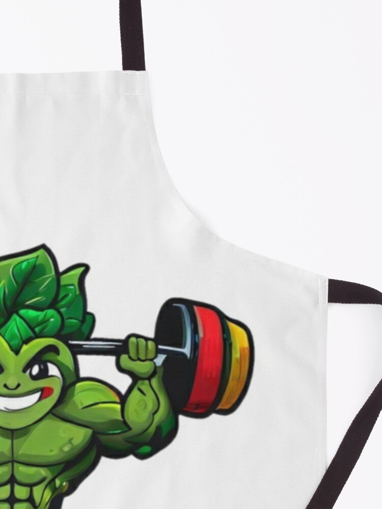 Discover Muscly Spinach Apron