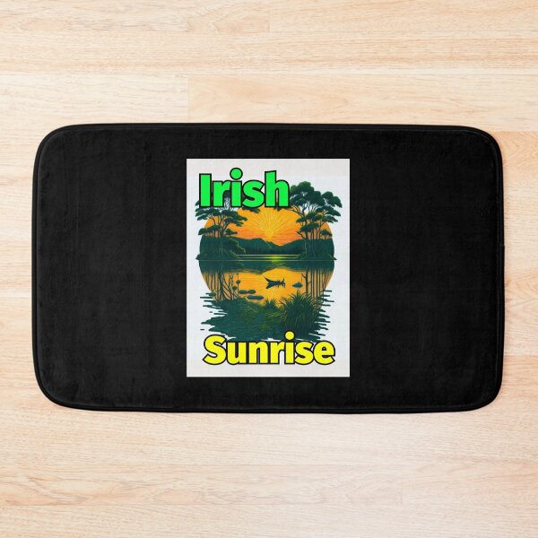 Item preview, Irish Sunrise Lake Boat Mountains designed and sold by IrishPOD.