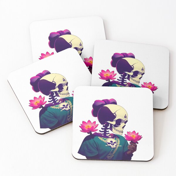 Item preview, Sweet Scent Sense Skeleton with Lotus Flowers designed and sold by McCallnWaldo.