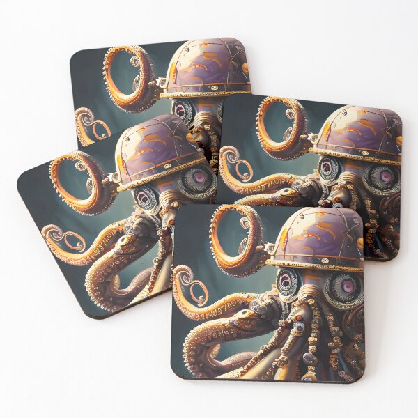 Item preview, A Steampunk Robotic Octopus designed and sold by atangerprints.
