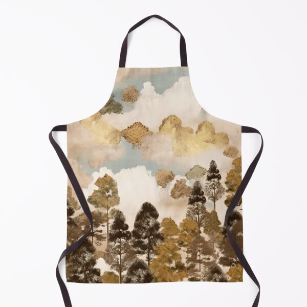 Item preview, Golden Mist: A Misty Forest Landscape in Beige designed and sold by Michael Bollin.