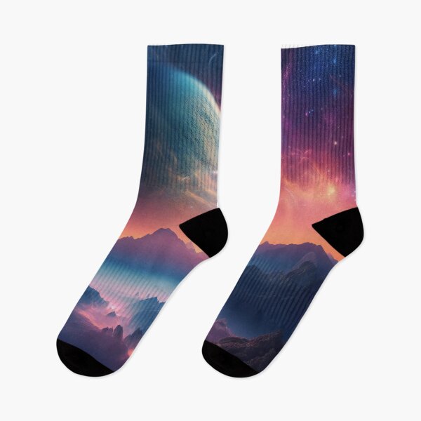 Item preview, Skyline Serenity - Starry mountain night  designed and sold by Transcendance.