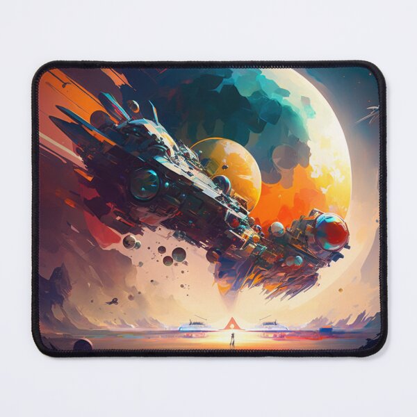 Item preview, Colorful Abstract Spacescape designed and sold by WarHaven.