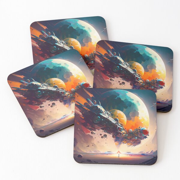 Item preview, Colorful Abstract Spacescape designed and sold by WarHaven.