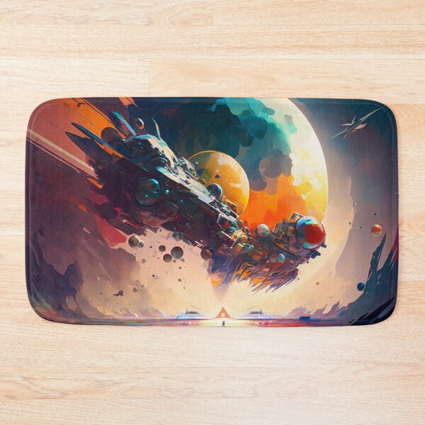 Item preview, Colorful Abstract Spacescape designed and sold by WarHaven.
