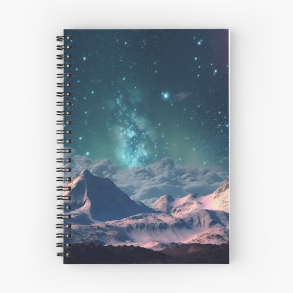 Item preview, Stardust Range - Starry mountain night  designed and sold by Transcendance.