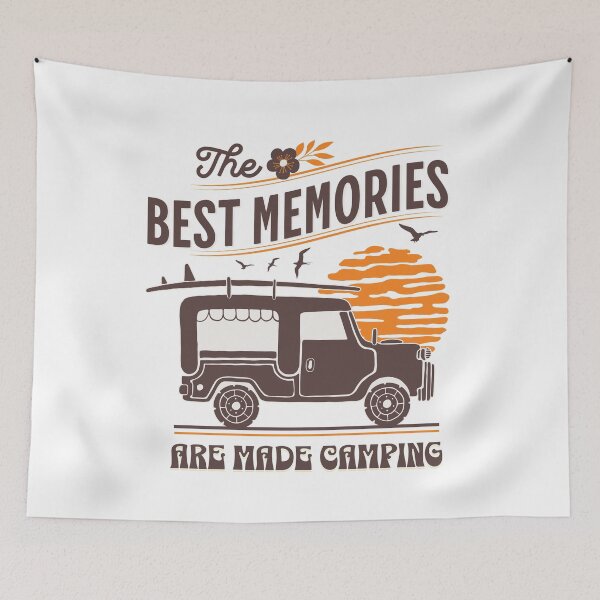 Item preview, The Best Memories Are Made Camping For Camp Lovers Nature designed and sold by CandyDroidMerch.