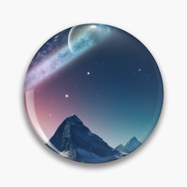 Item preview, Starry Summit - Starry mountain night  designed and sold by Transcendance.