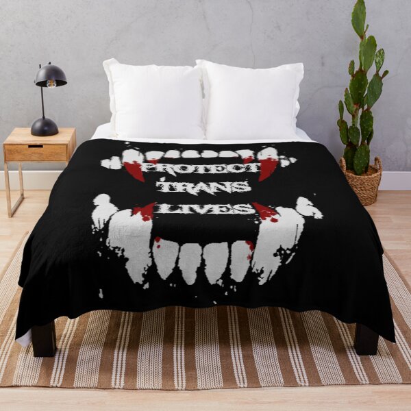 Item preview, protect trans lives dog teeth  designed and sold by STAYOKBRAND.