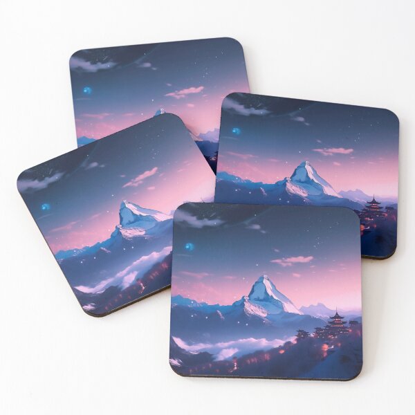 Item preview, Stellar Vistas - Starry mountain night designed and sold by Transcendance.