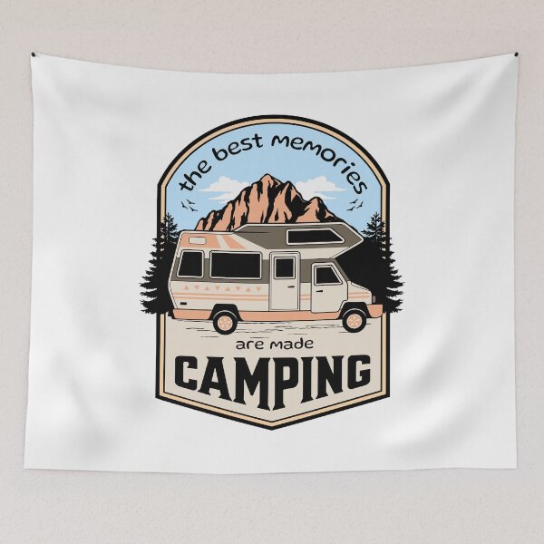 Item preview, The Best Memories Are Made Camping For Camp Lovers Nature designed and sold by CandyDroidMerch.
